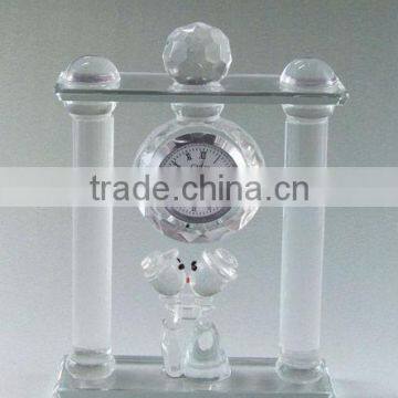 Novel Crystal Desktop Clock Decoration For New Year Gifts