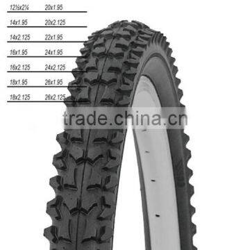 bicycle tire 26x1.95 16x2.125 bike tire