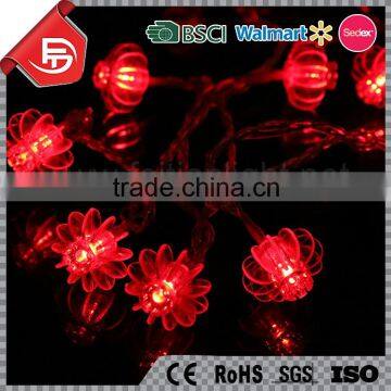 TZFEITIAN outdoor decor 31V voltage red color chinese lantern light chain