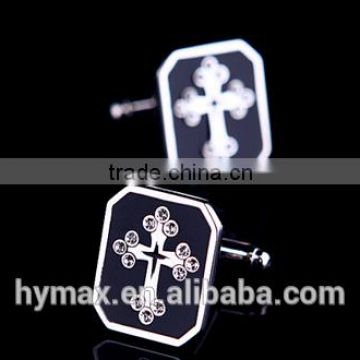 2015 high-grade silver cross shirt mens cufflinks business gift