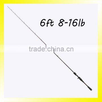 1.8M 1pcs Carbon Fiber Blank EVA Foam Handle Casting Fishing Rod