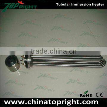 U shape Customersized 3kw flange stainless steel made tubular heater element