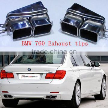 F 02 muffler tips for 7 SERIES 760 i 760 li style