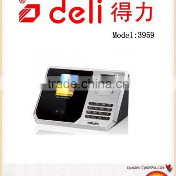 Deli Plug in card time clock fingerprint face attendance