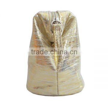 Gold PU Cosmetic Bag/trending Brand Cosmetic Bag Wholesale photo-3