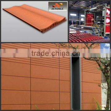 Terracotta stick for sunscreen cladding system /Terracotta louver/no-static and no-radiational products