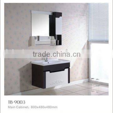 black and white MDF bathroom cabinet