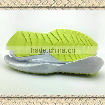 2016 new design fashion eva+rubber outsole for shoes making