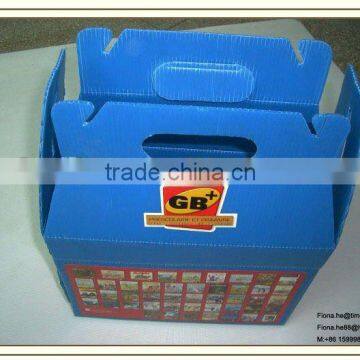 Folding correx plastic box