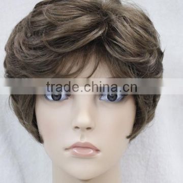 Popular blond brown Short Curly Women Female ladies N532