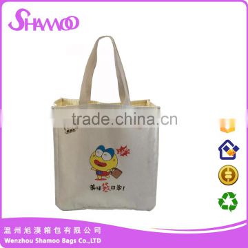 Promotional muntifuction canvas Shopping tote bag