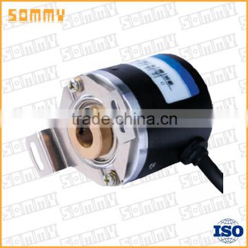 R38T-6mm shaft Small Through hollow Shaft rotary encoder / incremental shaft encoder 24v