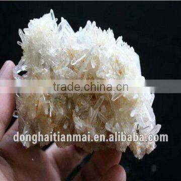 Topaz Quartz Crystal Mineral Clusters / Decorative Crystal Cluster Wholesale