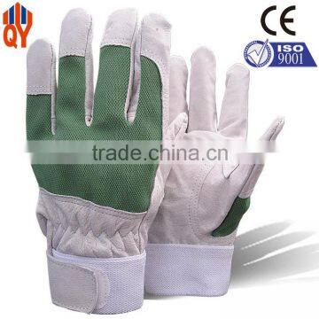 Wholesale Safety Item Industrial Leather Hand Gloves