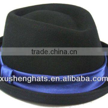 2012 fashion women wool felt short brim fedora trilby hat