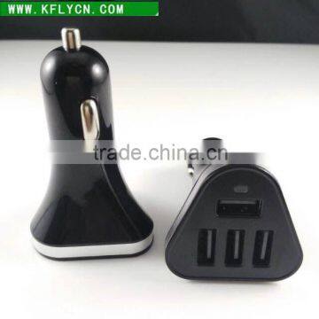 5A Electric 4 Port Dual Usb Car Charger for Iphone Ipad and Android Phone