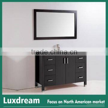 Wholesale Furniture China Used Bathroom Vanity Cabinet Cherry Finish photo-5