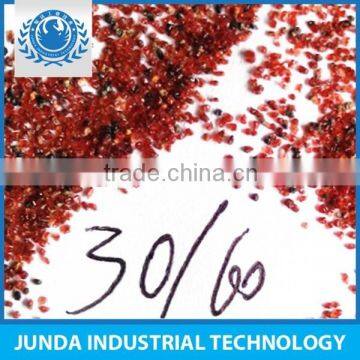 high quality Specific Weight 4.1 garnet sand 30 60 used for sand blasting in aluminum profile