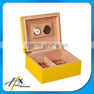 Eco-friendly factory wholesale natural wood customized wooden cigar packaging box