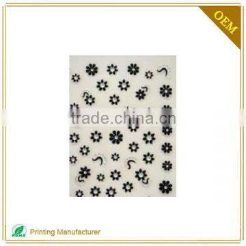 Popular Korea Heat Transfer 3d Nail Sticker Printing