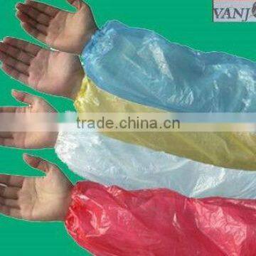 Disposable PE blue waterproof cook oversleeves