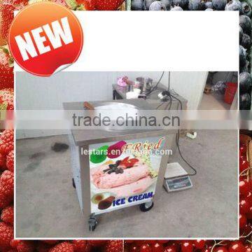 2015 factory supply single pan fried ice machine for ice cream shops made in China