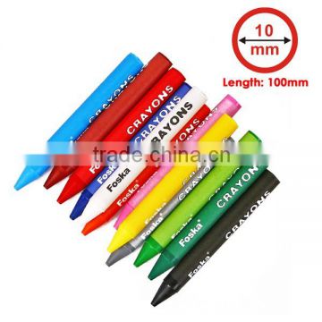 8/10/12PCS 100MMX11MM Good Quality Wax Crayon.