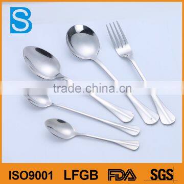 China Manufacturers Stainless Steel Tableware knife fork spoon