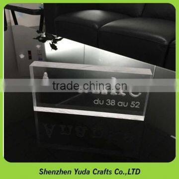 Detail Necessary CNC Milled Cutting Service 3D Carving Engraving Acrylic With CNC Router