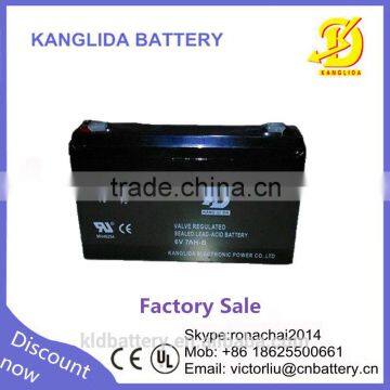 Parking Lot Lock/ Rechargeable /SLA Battery 6v7ah Deep Cycle Battery photo-2