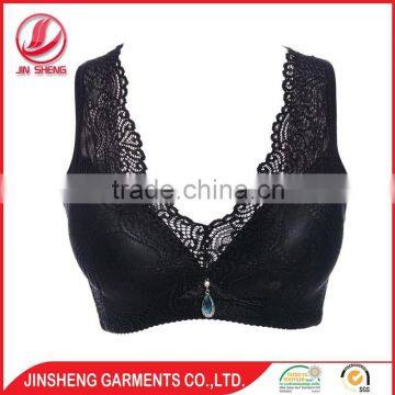 Fashion adjustable women underwear deep-V shape sexy girl panty bra OEM service