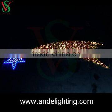 Outdoor LED street Christmas decoration lights huge led rope motif lights