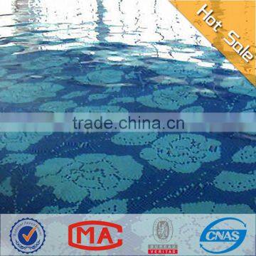 HF JY-P-W04 blue mosaic tile winter flower mosaic pattern swimming pool tile mosaic