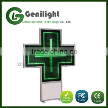 portable outdoor led display pharmacy cross signs