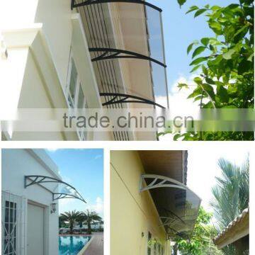 JIASIDA polycarbonate awnings,pc awning,polycarbonate canopy