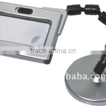 Magnifier,Illuminating magnifier,LED plastic pellet switching magnifier