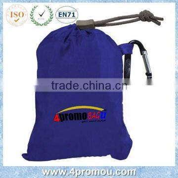 Packable shoulder tote bag & foldable shopping bag blue & recycle folding bag resuable