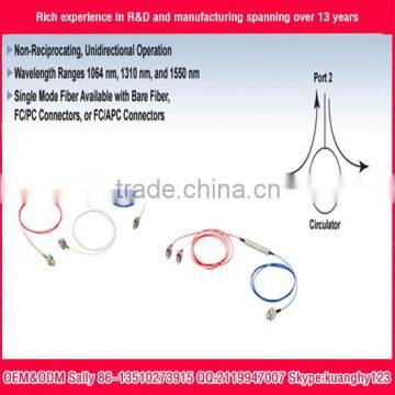 1X2 1550nm Polarization Maintaining Optical Circulator Fiber Optical Circulator OEM Factory photo-1