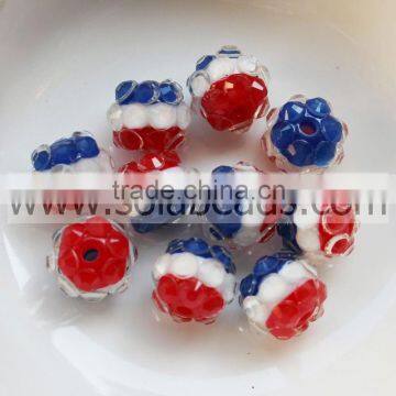 Various Color 8*10MM Ring Resin Loose Beads