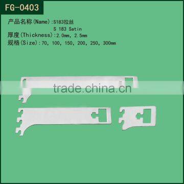 Steel shelf bracket / glass support bracket