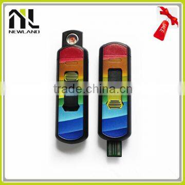 Electronic Rechargeabe Plastic Cigarette usb plasma lighter