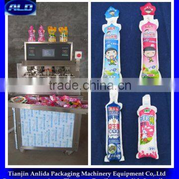 semi-Automatic tube shape milk /juice filling and sealing packing machine