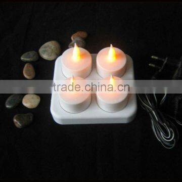 Rechargeable electric candle,led rechargeable candle with cups