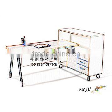 Modern Office Computer Desk Manager Tables In Wood YH-144 photo-5