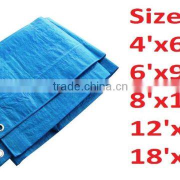 TARPAULIN NEW HEAVY DUTY WATERPROOF CAMPING GROUND SHEET TARP DIFFERENT SIZES
