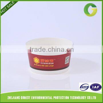 Zhejiang GoBest Disposable paper salad bowl with plastic lid for take away