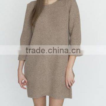 15JWB0130 woman summer 100%bamboo fiber sweater dress