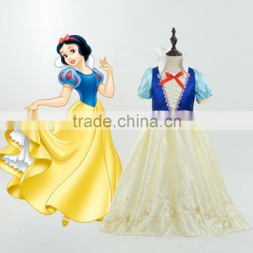 Occident new arrival Snow White princess dress 2015 fashionable girls performance/party/costumes dress Halloween clothing