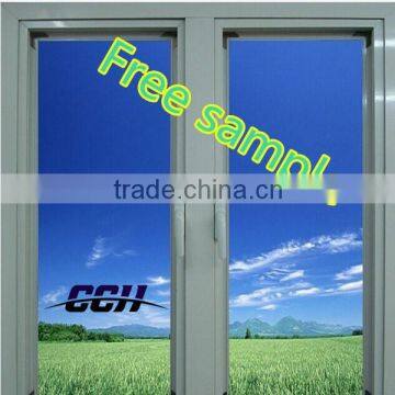 China Moser high end good quality heat and sound insulation double glazed tilt and turn wood aluminium window