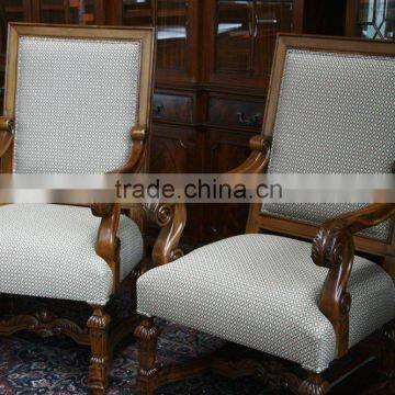 Modern luxury furniture hotel chair wooden chair solid wood chair